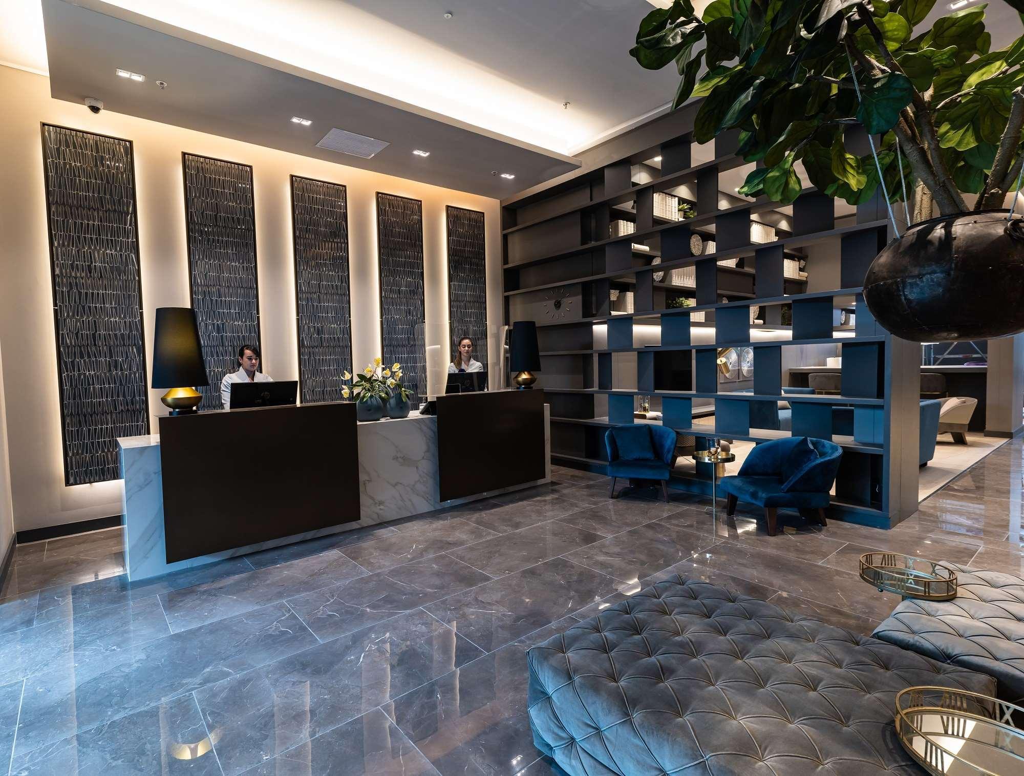 Hotel York Luxury Suites Medellin By Preferred Exterior foto The lobby of the hotel