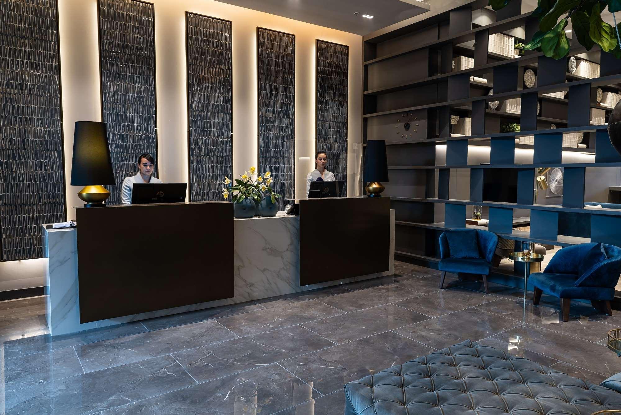 Hotel York Luxury Suites Medellin By Preferred Exterior foto The lobby of the hotel